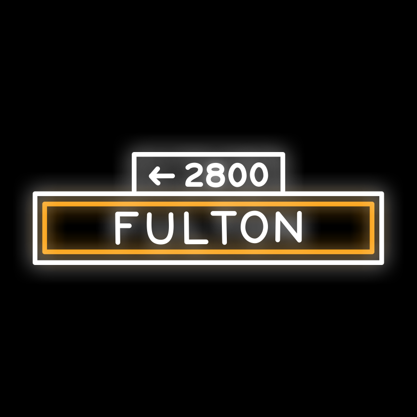 Custom LED Street Sign