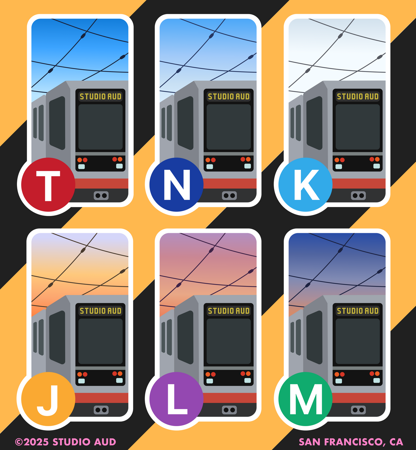 Muni Moments Sticker Sheet