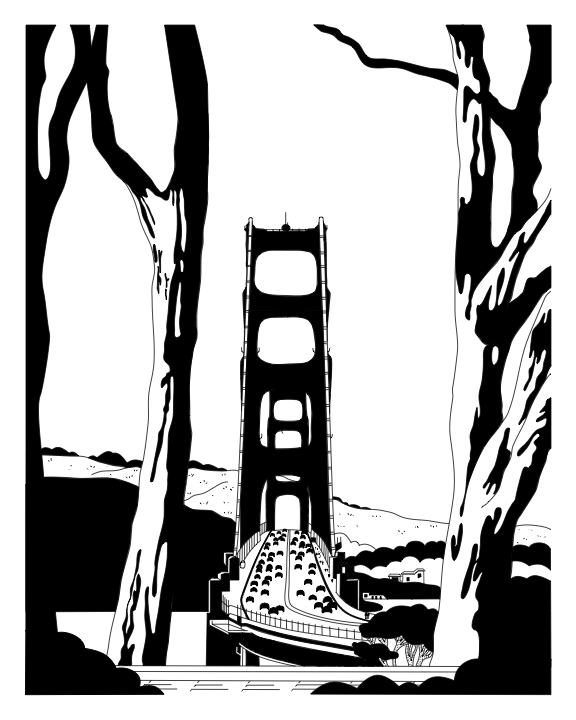 Golden Overlook Print