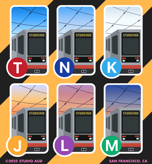 Muni Moments Sticker Sheet